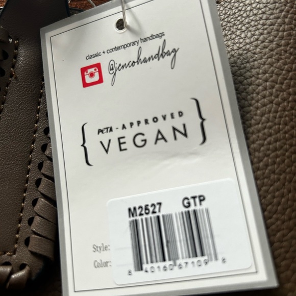 Micah Whipstitch 3 Compartment Tote by Jen & Co - Picture 7 of 7